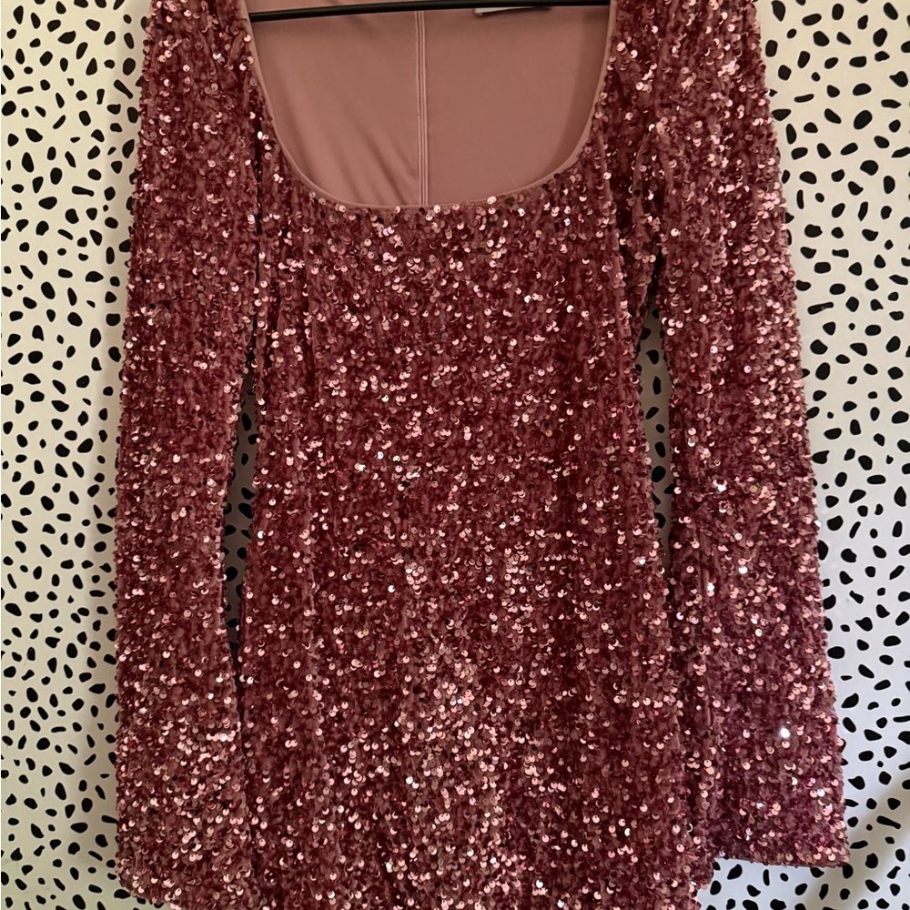 Princess Polly sequin pink dress